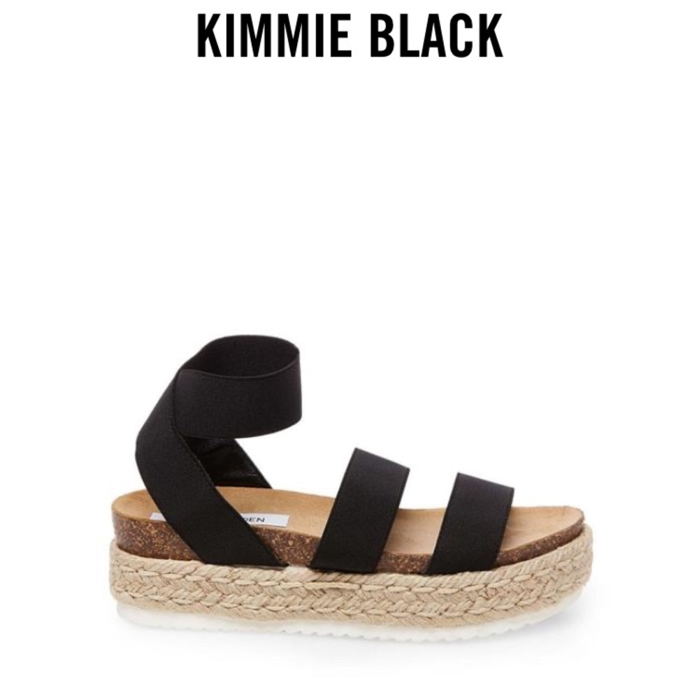 Steve Madden - Kimmie Black Platform Sandal